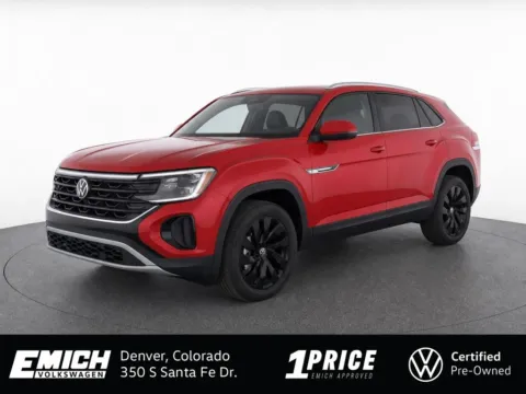 Red 2024 Volkswagen Atlas Cross Sport 2.0T SE w/Technology for sale in Denver, CO