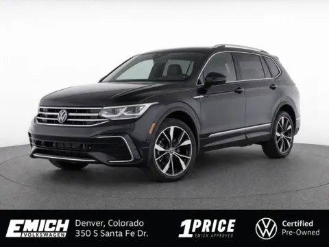 Black 2023 Volkswagen Tiguan 2.0T SEL R-Line for sale in Denver, CO