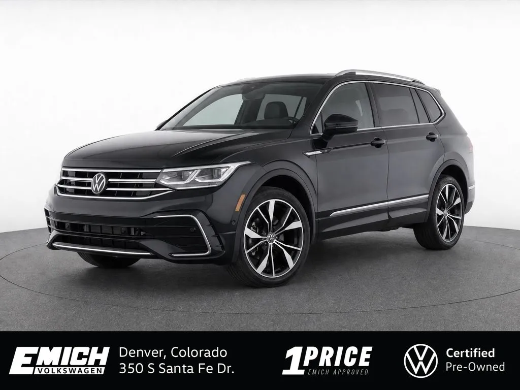 Black 2023 Volkswagen Tiguan 2.0T SEL R-Line for sale in Denver, CO