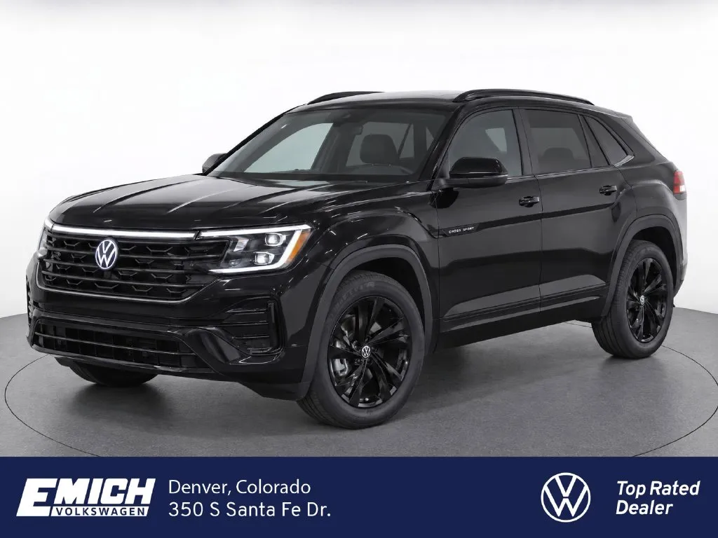 Black 2026 Volkswagen Atlas Cross Sport SEL R-Line Black for sale in Denver, CO