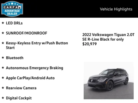 More photos of 2022 Volkswagen Tiguan 2.0T SE R-Line Black at Emich Volkswagen, CO