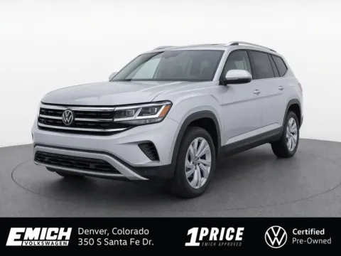 Silver 2023 Volkswagen Atlas 2.0T SE w/Technology for sale in Denver, CO