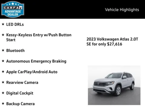 More photos of 2023 Volkswagen Atlas 2.0T SE w/Technology at Emich Volkswagen, CO