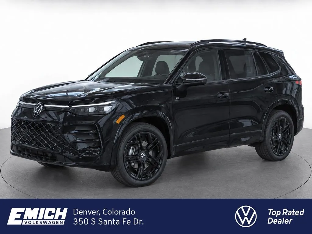 Black 2026 Volkswagen Tiguan SE R-Line Black for sale in Denver, CO