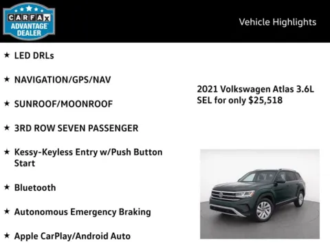More photos of 2021 Volkswagen Atlas SEL at Emich Volkswagen, CO