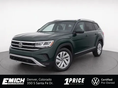 Green 2021 Volkswagen Atlas SEL for sale in Denver, CO