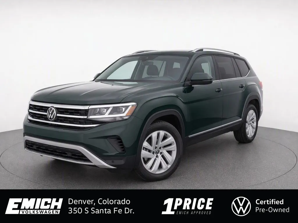 Green 2021 Volkswagen Atlas SEL for sale in Denver, CO