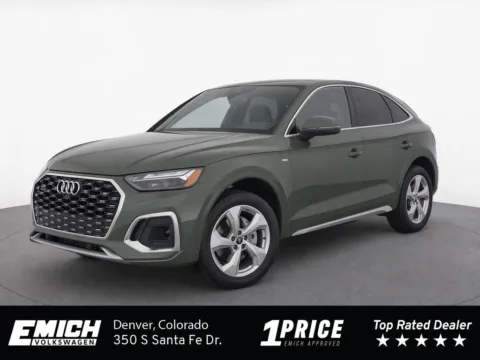 Green 2023 Audi Q5 Sportback 45 S line Premium Plus for sale in Denver, CO