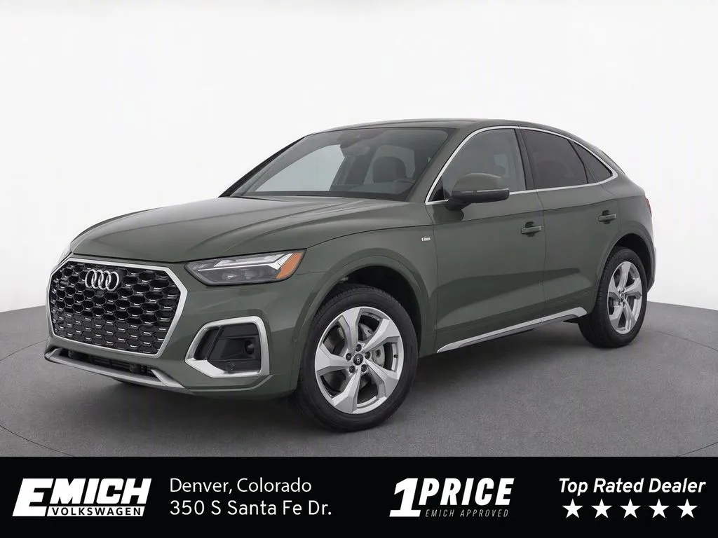 Green 2023 Audi Q5 Sportback 45 S line Premium Plus for sale in Denver, CO