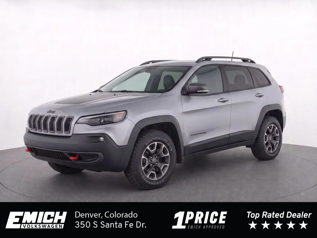 Silver 2020 Jeep Cherokee Trailhawk for sale in Denver, CO