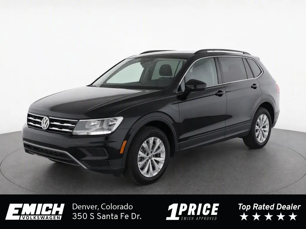 Black 2019 Volkswagen Tiguan 2.0T SE for sale in Denver, CO