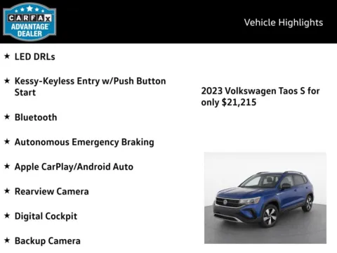 More photos of 2023 Volkswagen Taos 1.5T S at Emich Volkswagen, CO