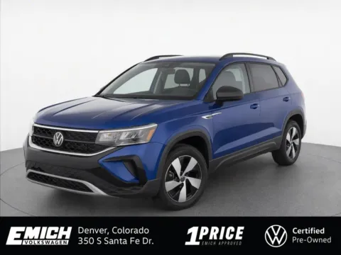 Blue 2023 Volkswagen Taos 1.5T S for sale in Denver, CO