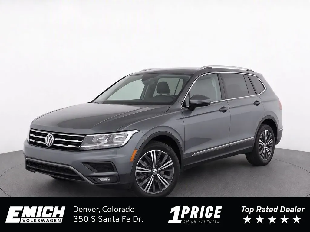 Gray 2018 Volkswagen Tiguan 2.0T SEL for sale in Denver, CO