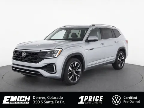 Silver 2024 Volkswagen Atlas Cross Sport 2.0T SEL Premium R-Line for sale in Denver, CO