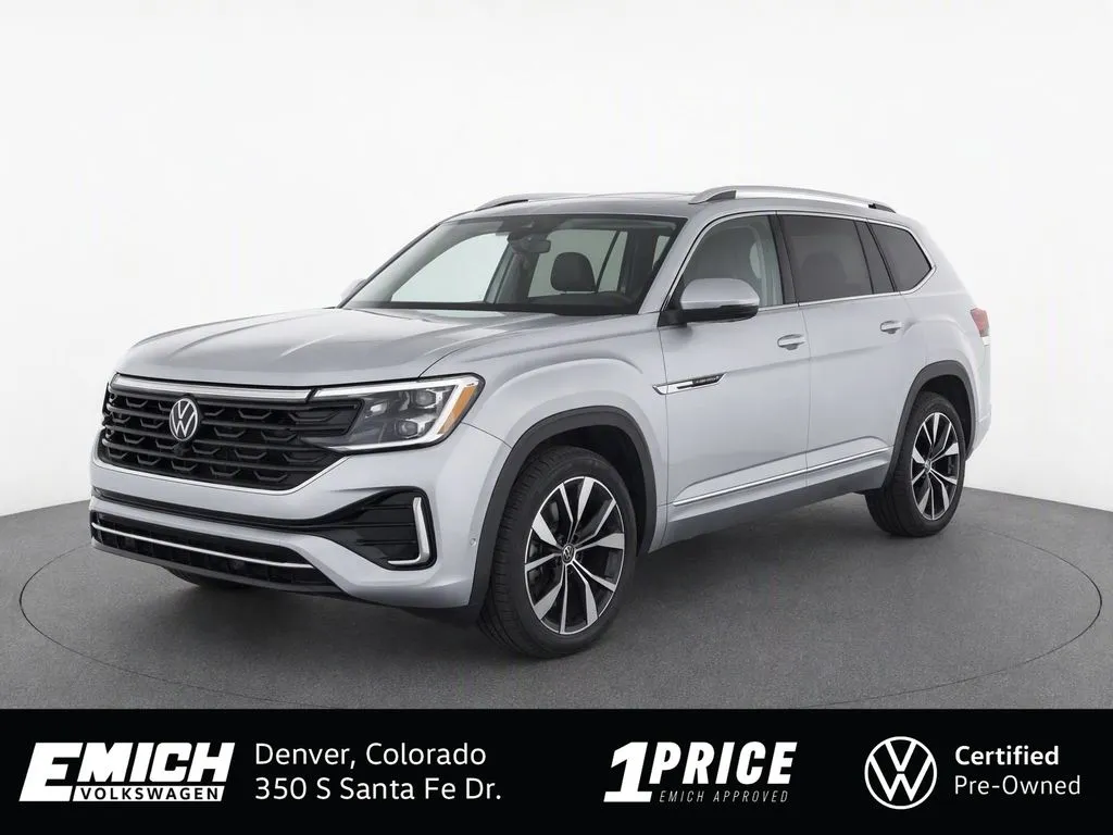 Silver 2024 Volkswagen Atlas Cross Sport 2.0T SEL Premium R-Line for sale in Denver, CO