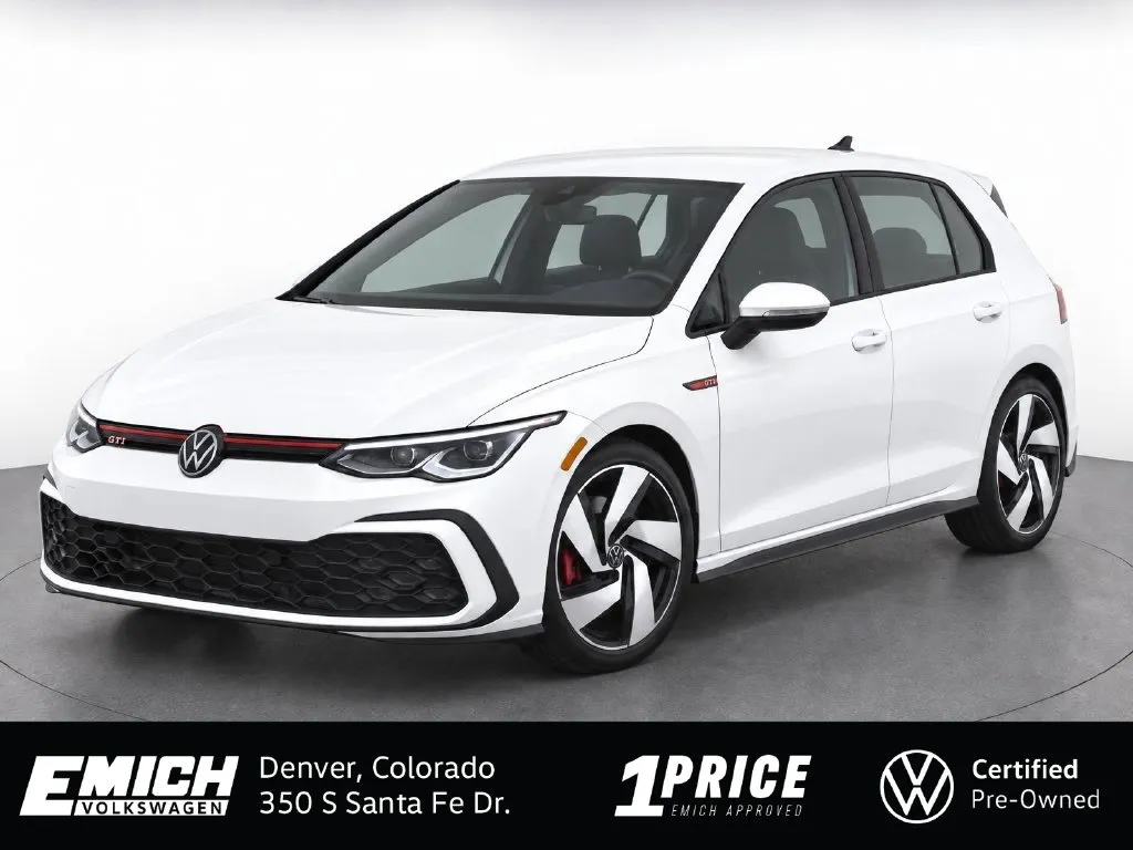 White 2024 Volkswagen Golf GTI 2.0T S for sale in Denver, CO