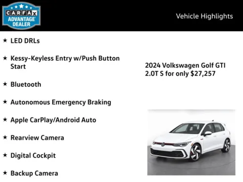 More photos of 2024 Volkswagen Golf GTI 2.0T S at Emich Volkswagen, CO