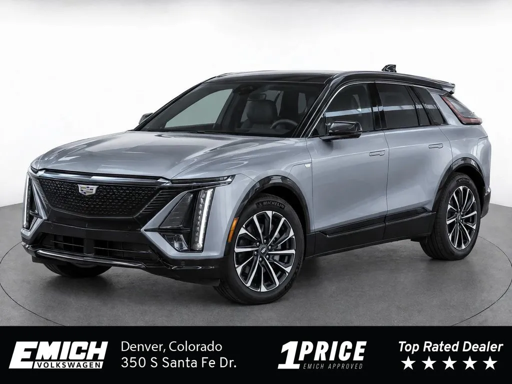 Silver 2024 Cadillac LYRIQ Sport for sale in Denver, CO