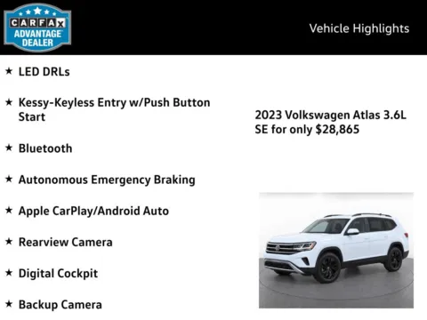 More photos of 2023 Volkswagen Atlas 3.6L V6 SE w/Technology at Emich Volkswagen, CO
