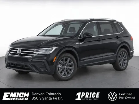 Black 2023 Volkswagen Tiguan 2.0T SE for sale in Denver, CO