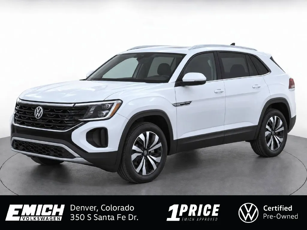 White 2026 Volkswagen Atlas Cross Sport SE for sale in Denver, CO