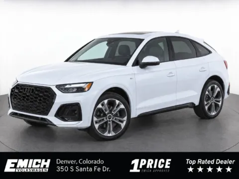 White 2023 Audi Q5 Sportback 45 S line Premium Plus for sale in Denver, CO