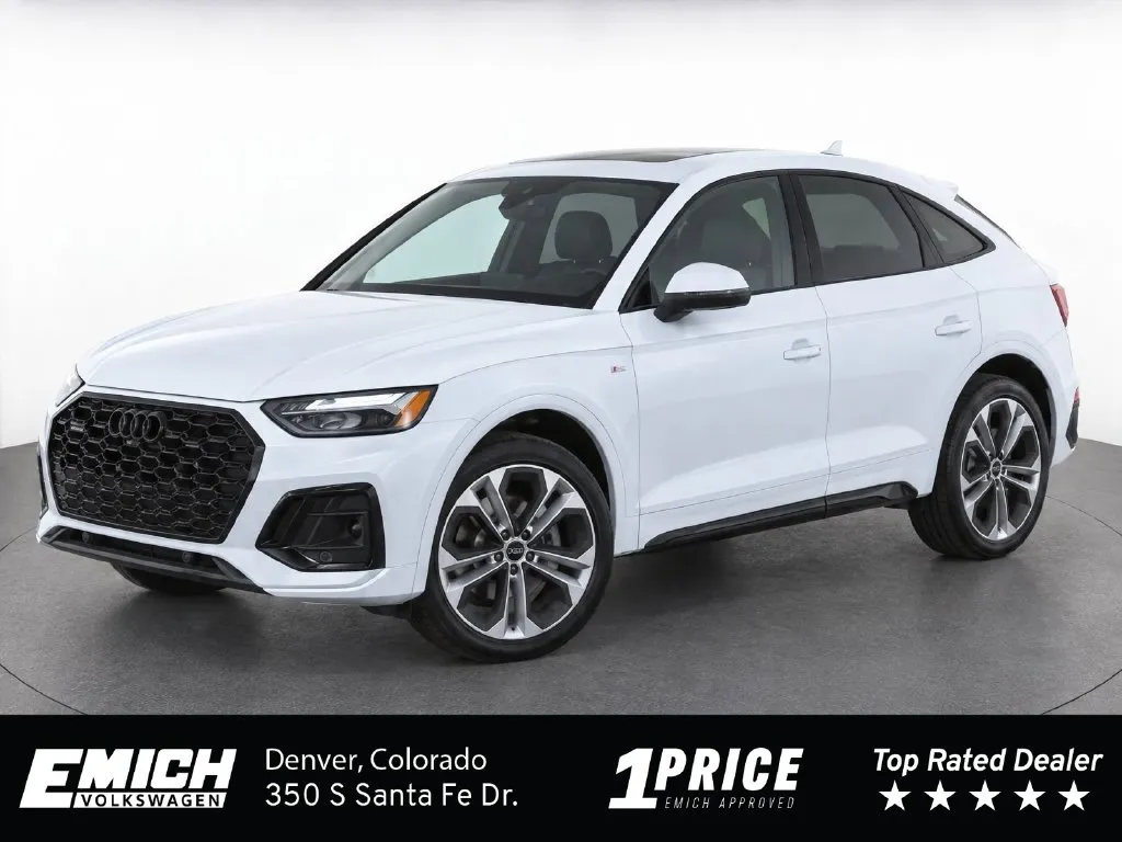 White 2023 Audi Q5 Sportback 45 S line Premium Plus for sale in Denver, CO