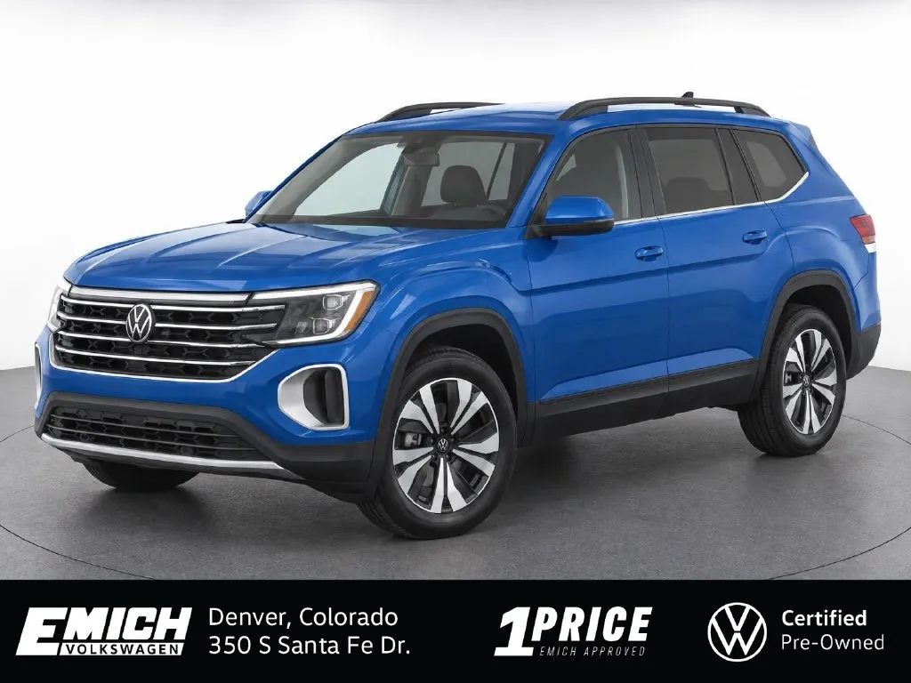 Blue 2026 Volkswagen Atlas SE for sale in Denver, CO
