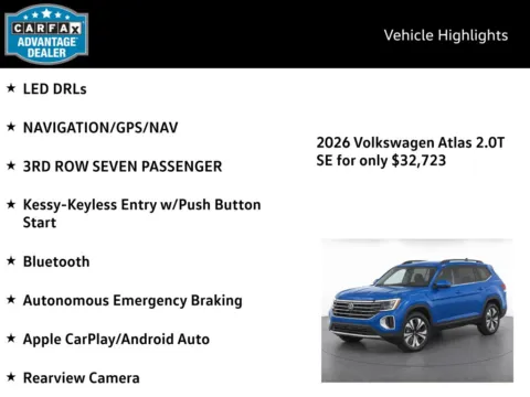 More photos of 2026 Volkswagen Atlas SE at Emich Volkswagen, CO