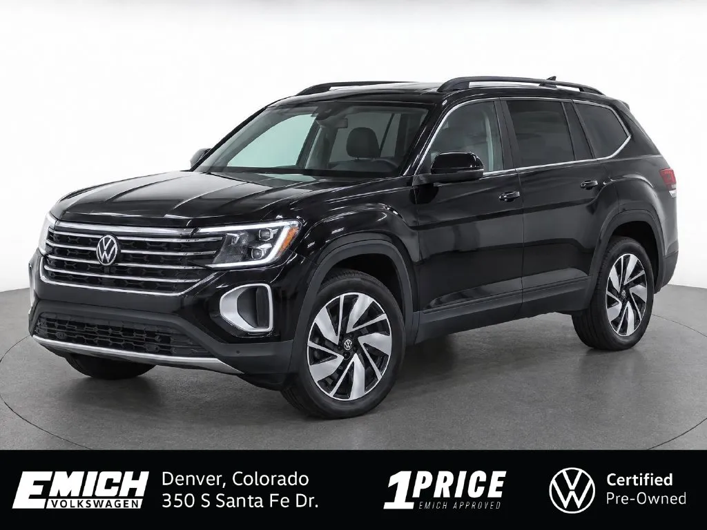 Black 2026 Volkswagen Atlas SE w/Technology for sale in Denver, CO