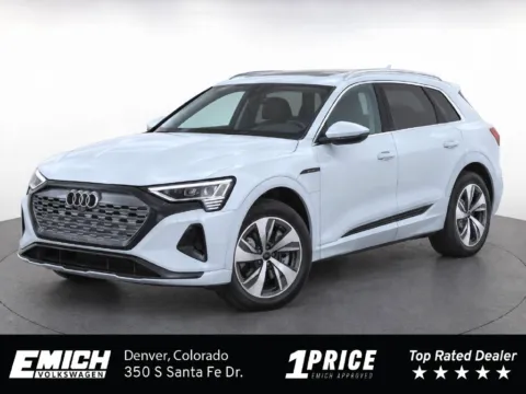 White 2024 Audi Q8 e-tron Premium for sale in Denver, CO