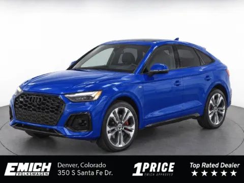Blue 2024 Audi Q5 Sportback 45 S line Premium for sale in Denver, CO
