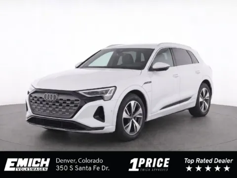 White 2024 Audi Q8 e-tron Premium Plus for sale in Denver, CO