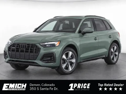 Green 2024 Audi Q5 40 Premium Plus for sale in Denver, CO