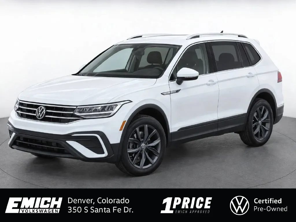 White 2023 Volkswagen Tiguan 2.0T SE for sale in Denver, CO