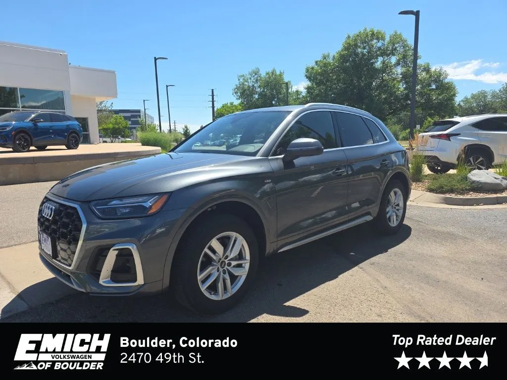 Gray 2023 Audi Q5 45 S line Premium for sale in Boulder, CO