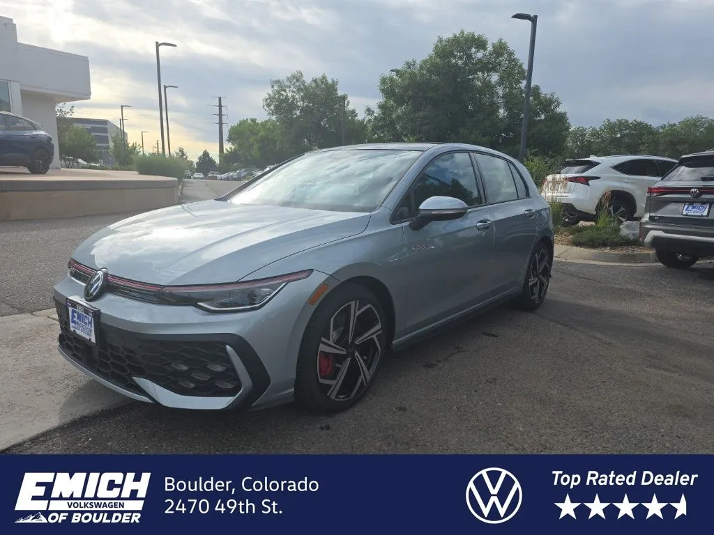 Silver 2026 Volkswagen Golf GTI 2.0T SE for sale in Boulder, CO