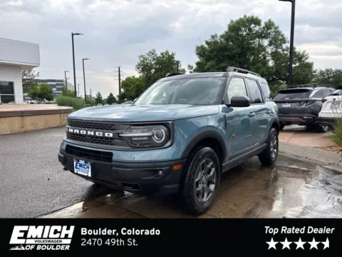 Blue 2021 Ford Bronco Sport Badlands for sale in Boulder, CO
