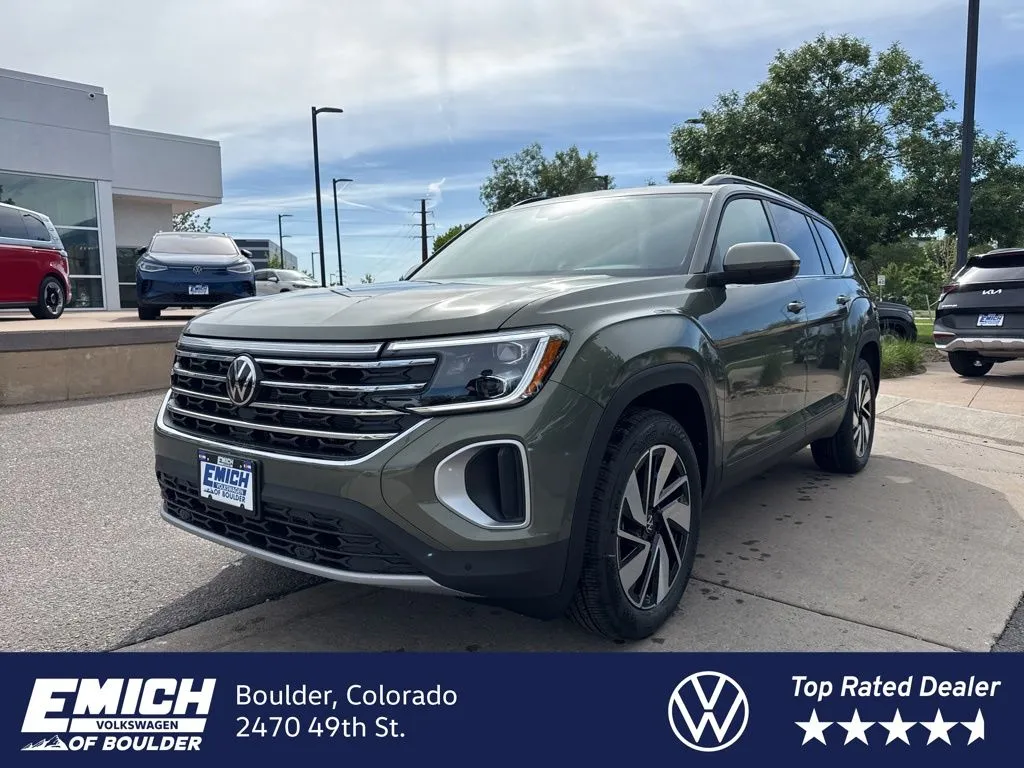 Green 2026 Volkswagen Atlas 2.0T SE w/Technology for sale in Boulder, CO