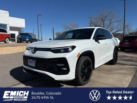 White 2026 Volkswagen Tiguan 2.0T SE R-Line Black for sale in Boulder, CO