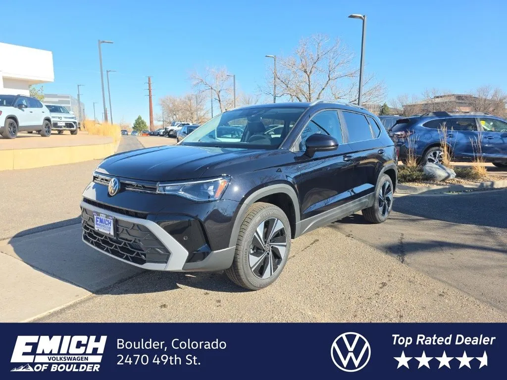 Black 2026 Volkswagen Taos 1.5T SE for sale in Boulder, CO