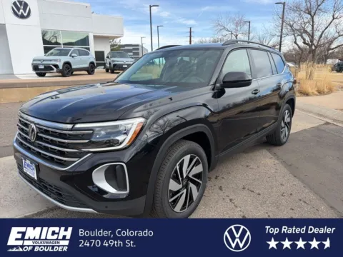 Black 2026 Volkswagen Atlas 2.0T SE w/Technology for sale in Boulder, CO
