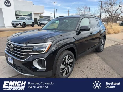 Black 2026 Volkswagen Atlas 2.0T SE w/Technology for sale in Boulder, CO
