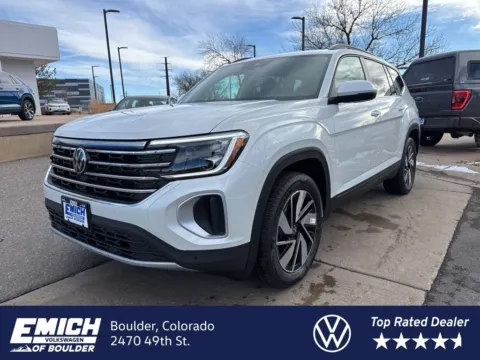 White 2026 Volkswagen Atlas 2.0T SE w/Technology for sale in Boulder, CO