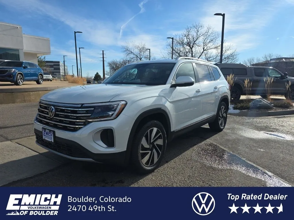 White 2026 Volkswagen Atlas 2.0T SEL for sale in Boulder, CO