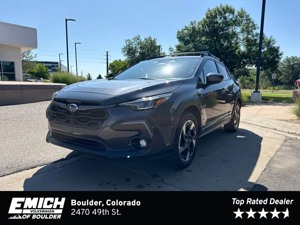 Gray 2024 Subaru Crosstrek Limited for sale in Boulder, CO