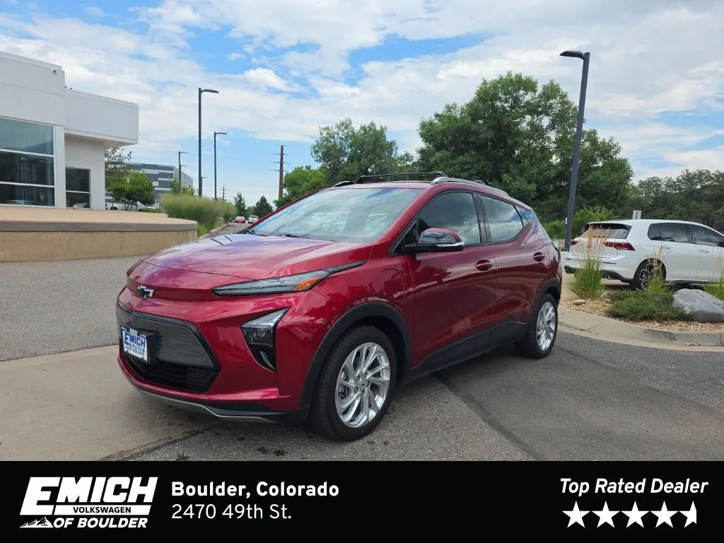 Red 2023 Chevrolet Bolt EUV LT for sale in Boulder, CO