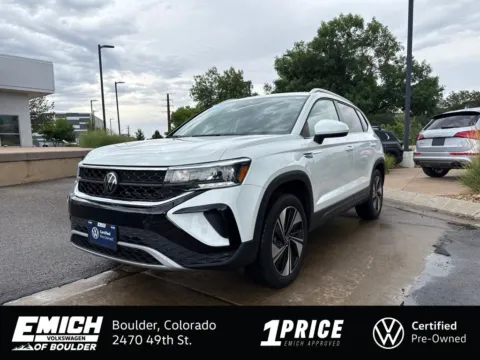 White 2023 Volkswagen Taos 1.5T SE for sale in Boulder, CO