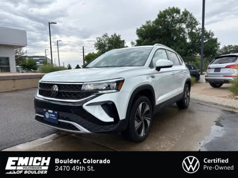 White 2023 Volkswagen Taos 1.5T SE for sale in Boulder, CO